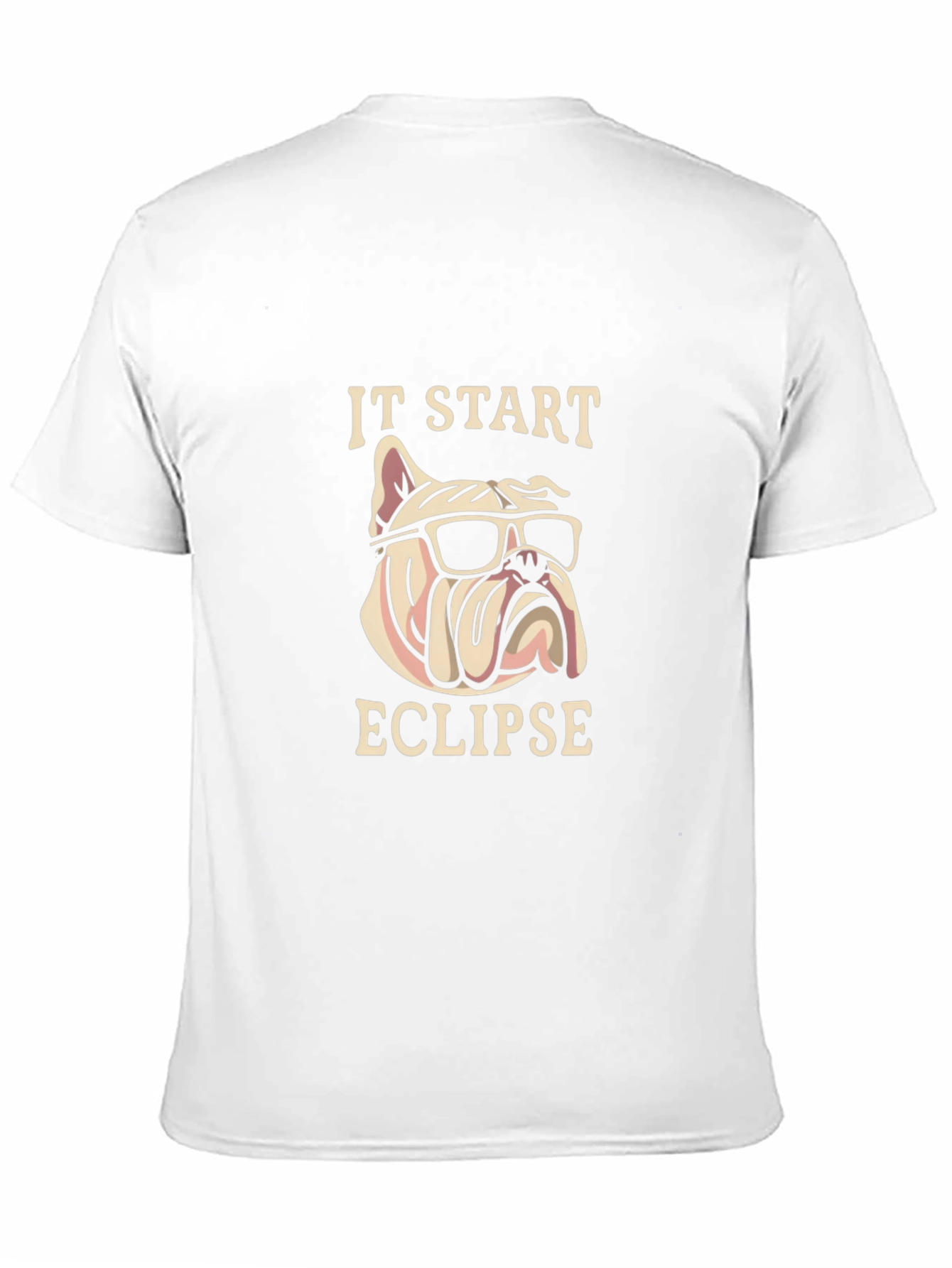 Bulldog Eclipse T-Shirt – Funny Cool Dog Lover Graphic Tee Gift