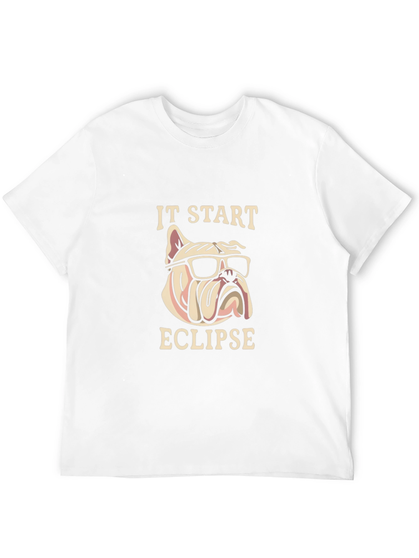 Bulldog Eclipse T-Shirt – Funny Cool Dog Lover Graphic Tee Gift