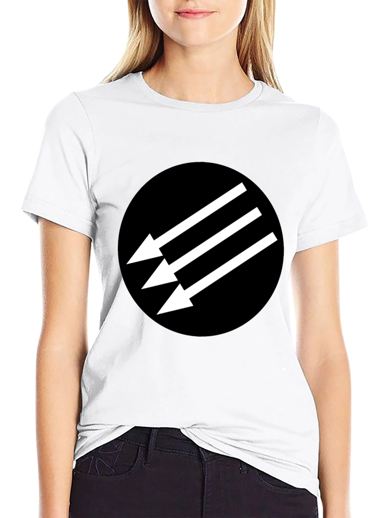 Anti-Fascist Arrow T-Shirt - Black