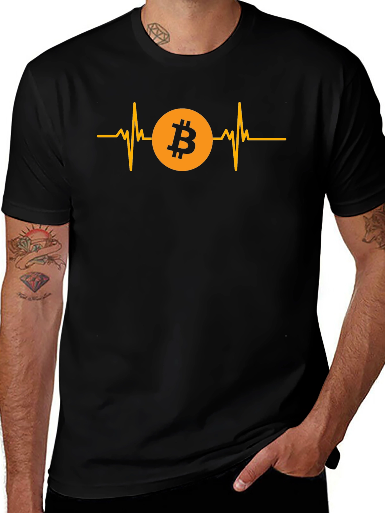 Bitcoin Lifeline T-Shirt - Crypto Lover Tee