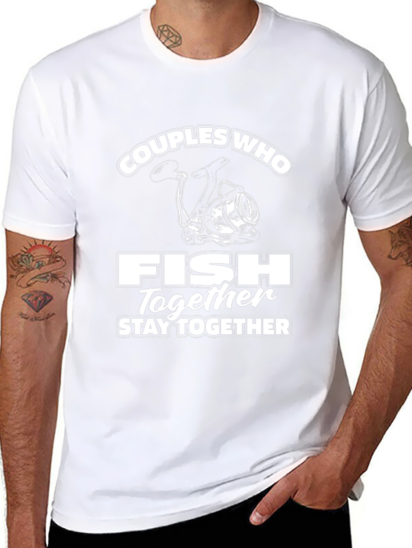 Couples Who Fish Together Stay Together T-Shirt