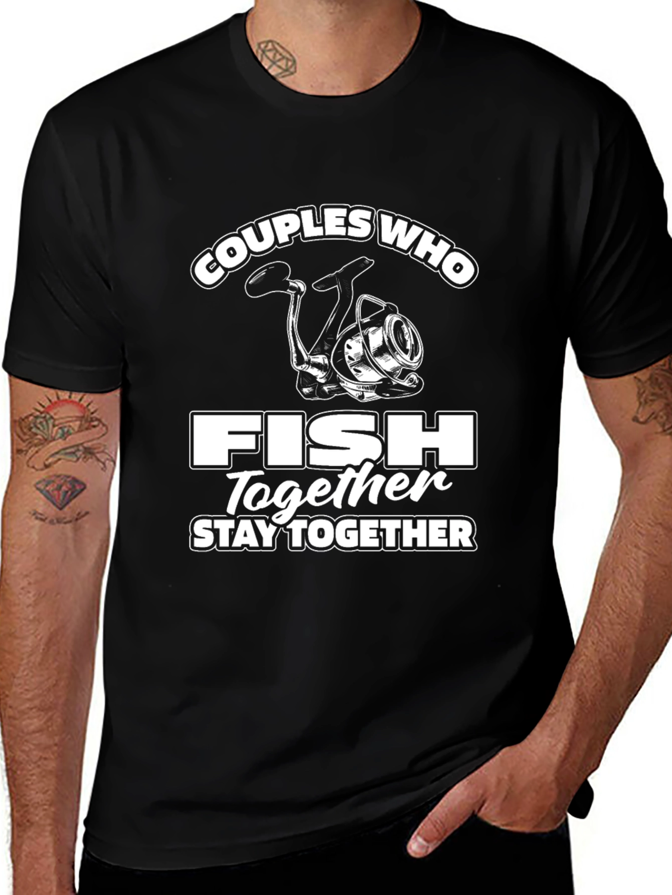 Couples Who Fish Together Stay Together T-Shirt