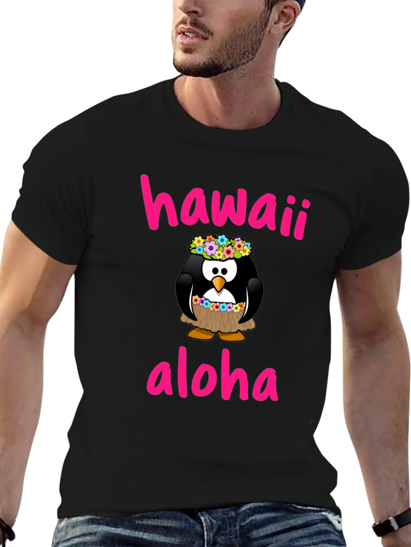 Hawaii Aloha Penguin T-Shirt