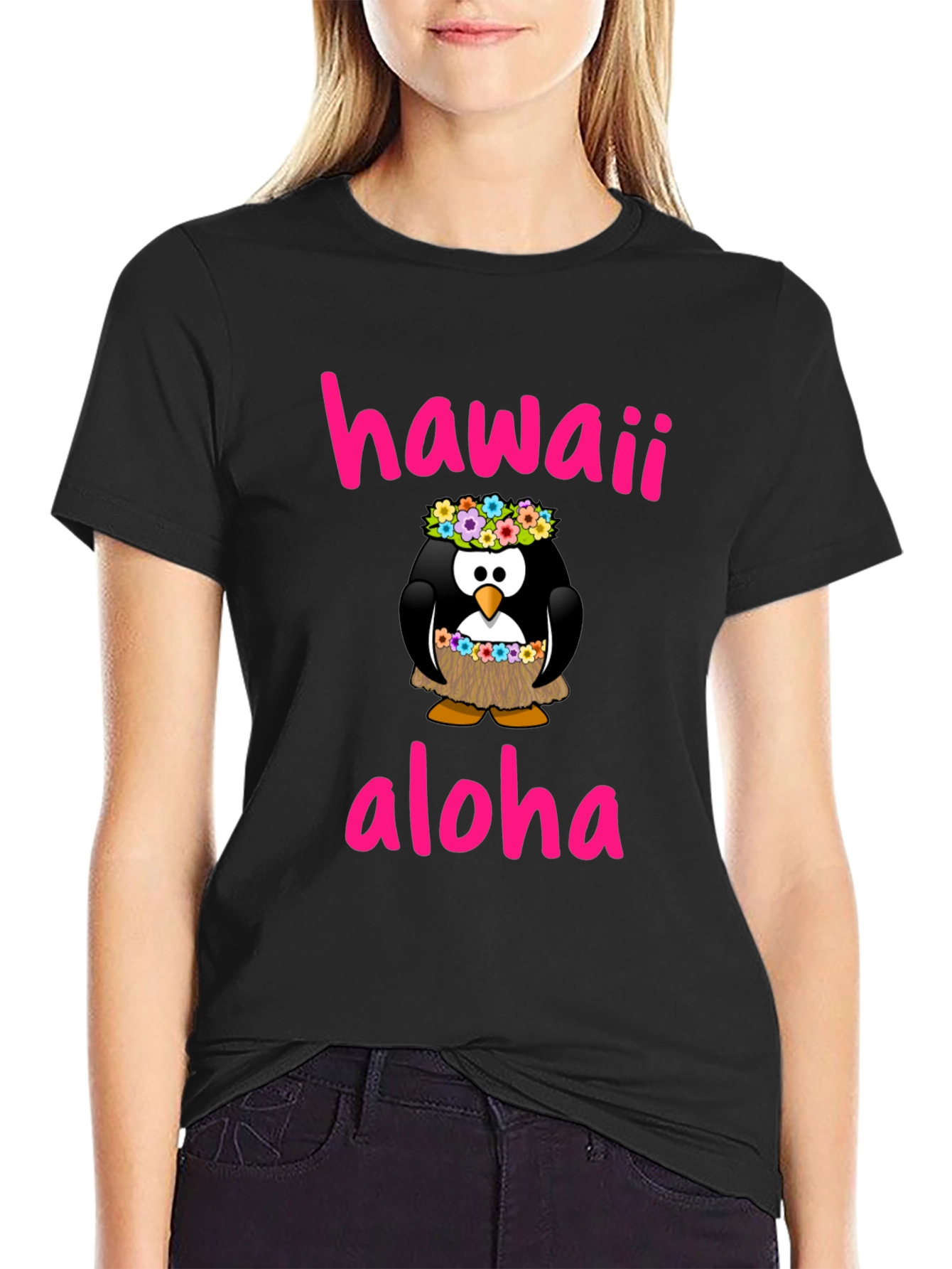 Hawaii Aloha Penguin T-Shirt