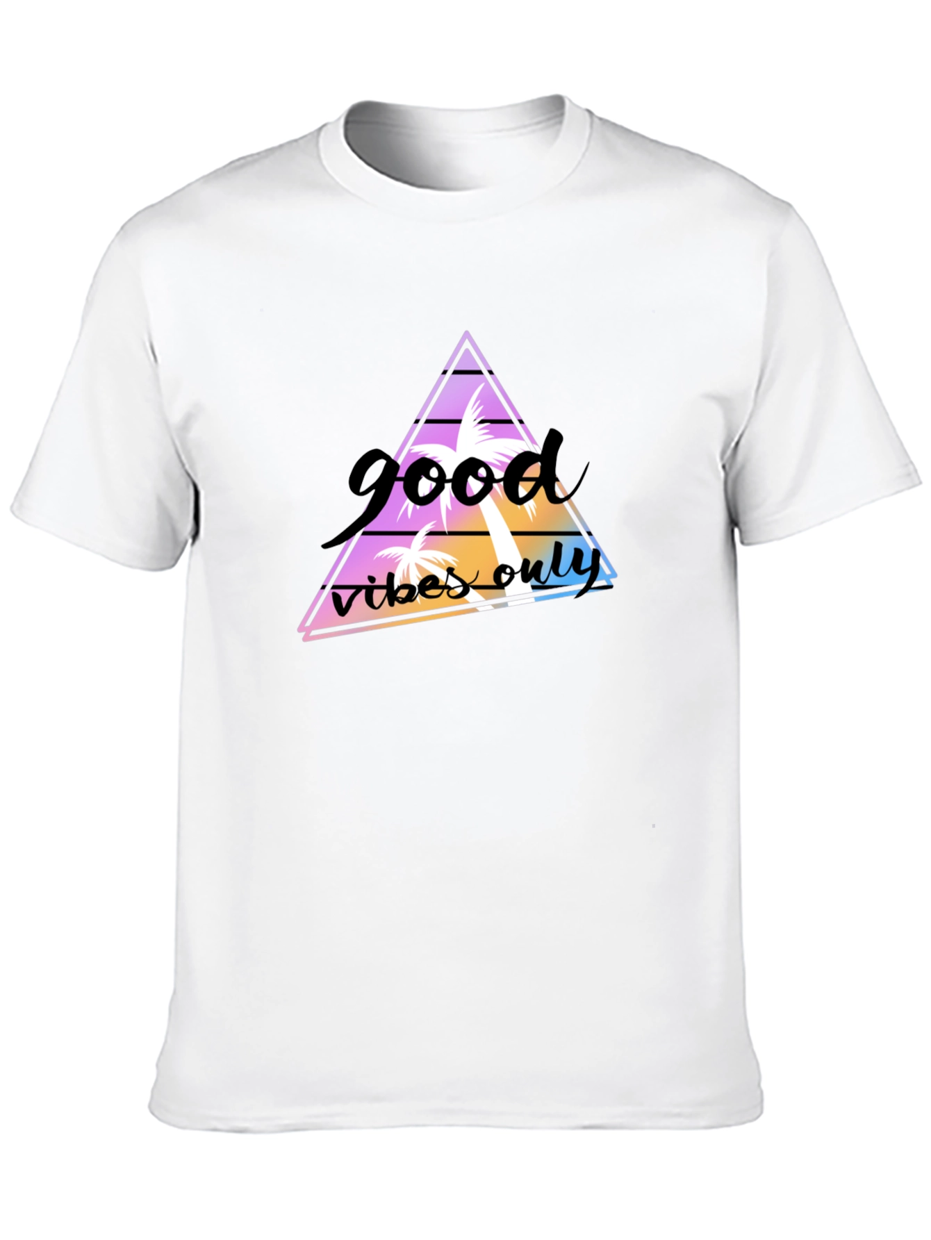 Good Vibes Only Graphic Tee - Black T-Shirt