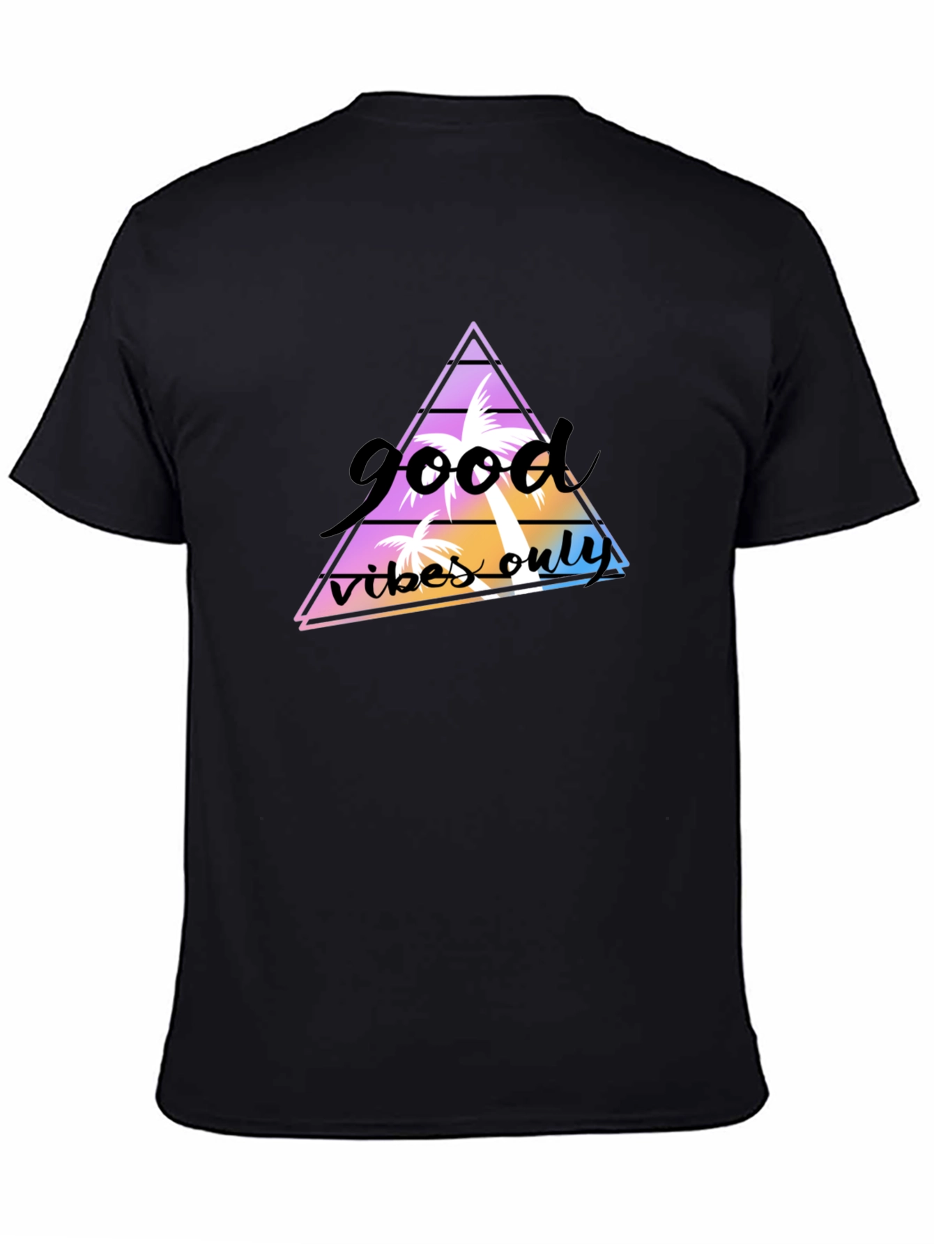 Good Vibes Only Graphic Tee - Black T-Shirt