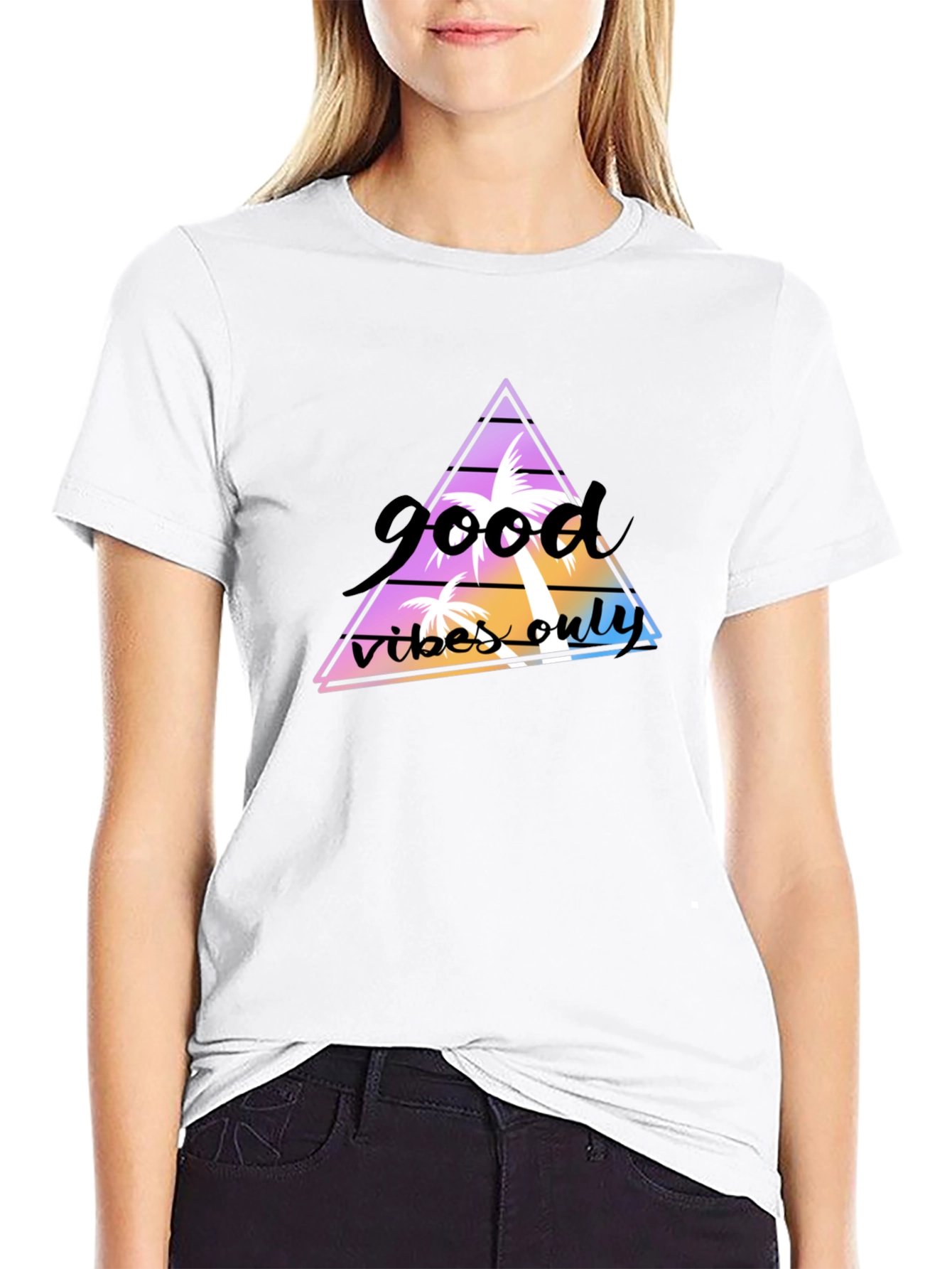 Good Vibes Only Graphic Tee - Black T-Shirt