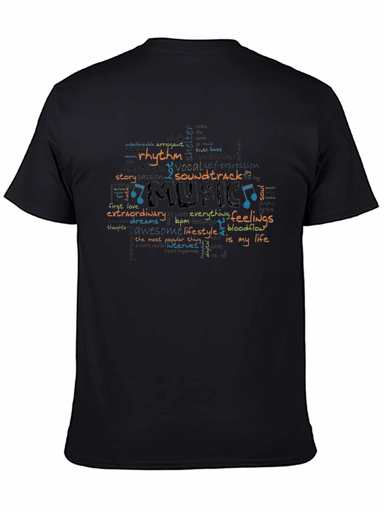 Music Inspired Graphic T-Shirt