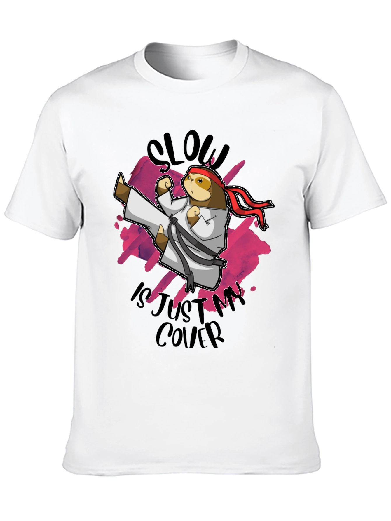 Martial Arts Sloth Graphic Tee