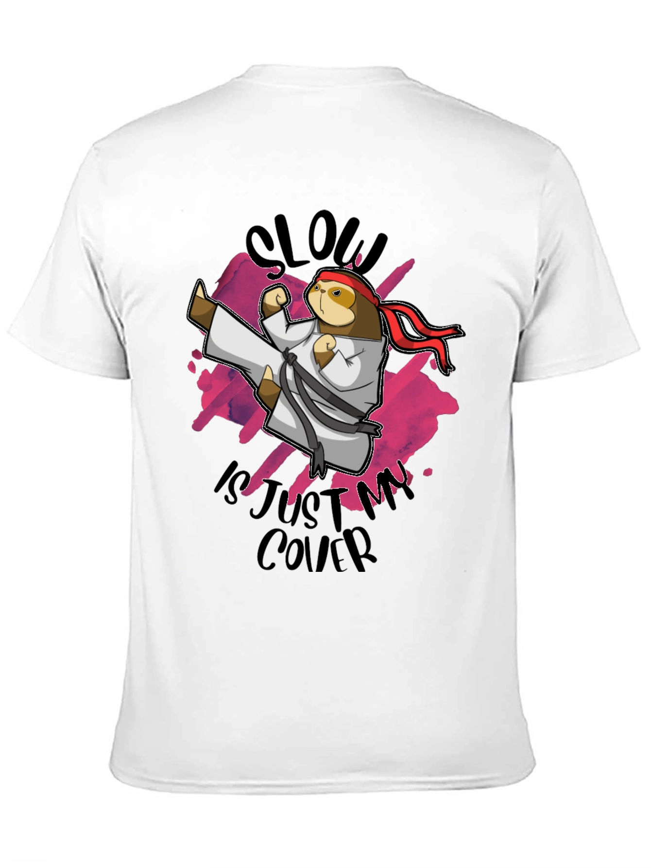 Martial Arts Sloth Graphic Tee