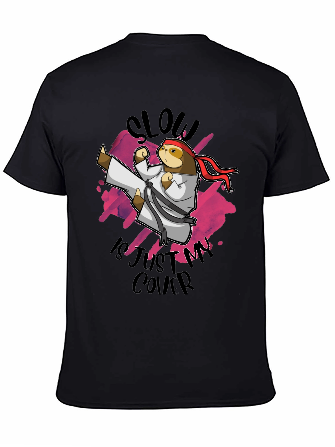 Martial Arts Sloth Graphic Tee