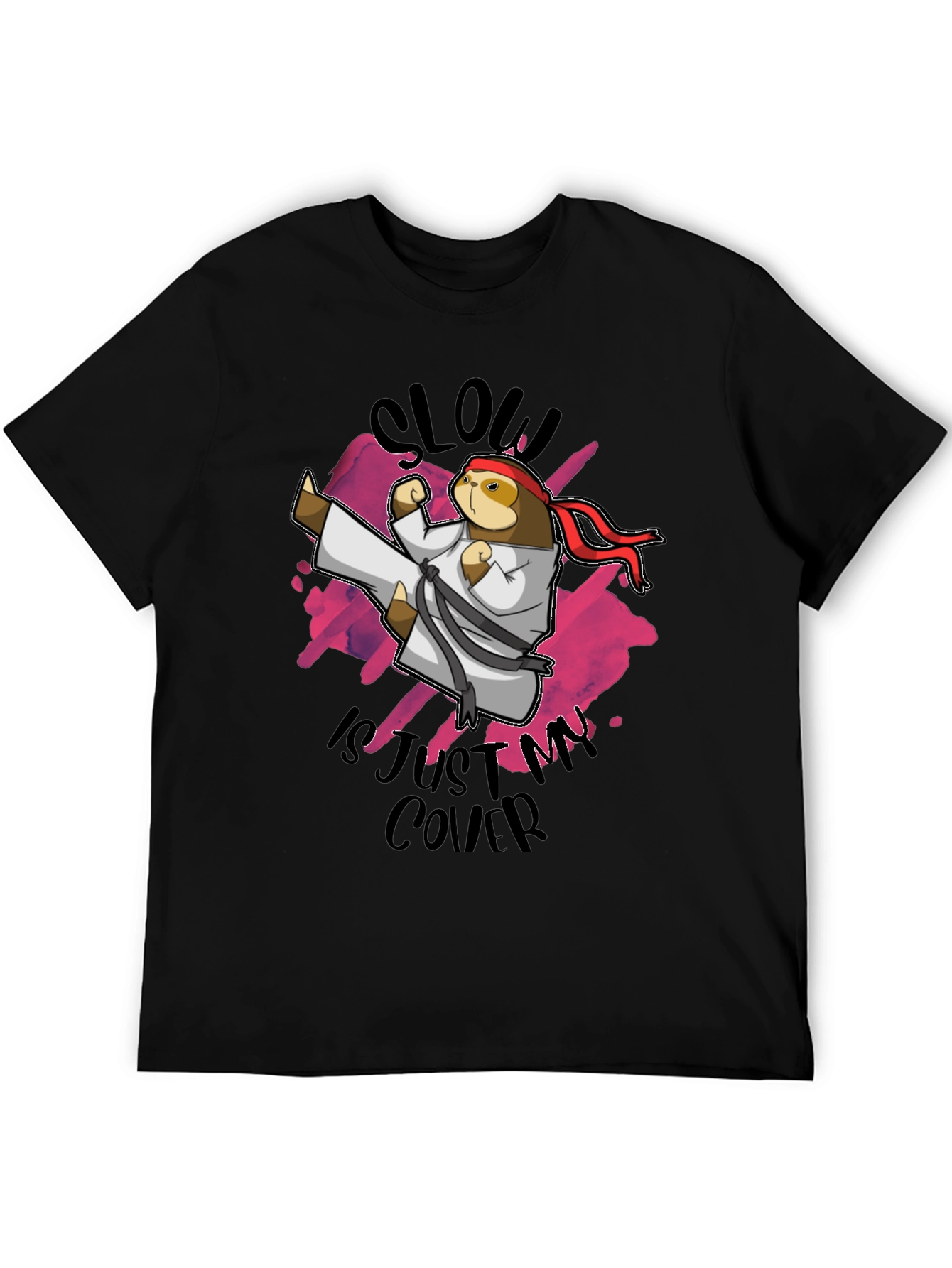 Martial Arts Sloth Graphic Tee