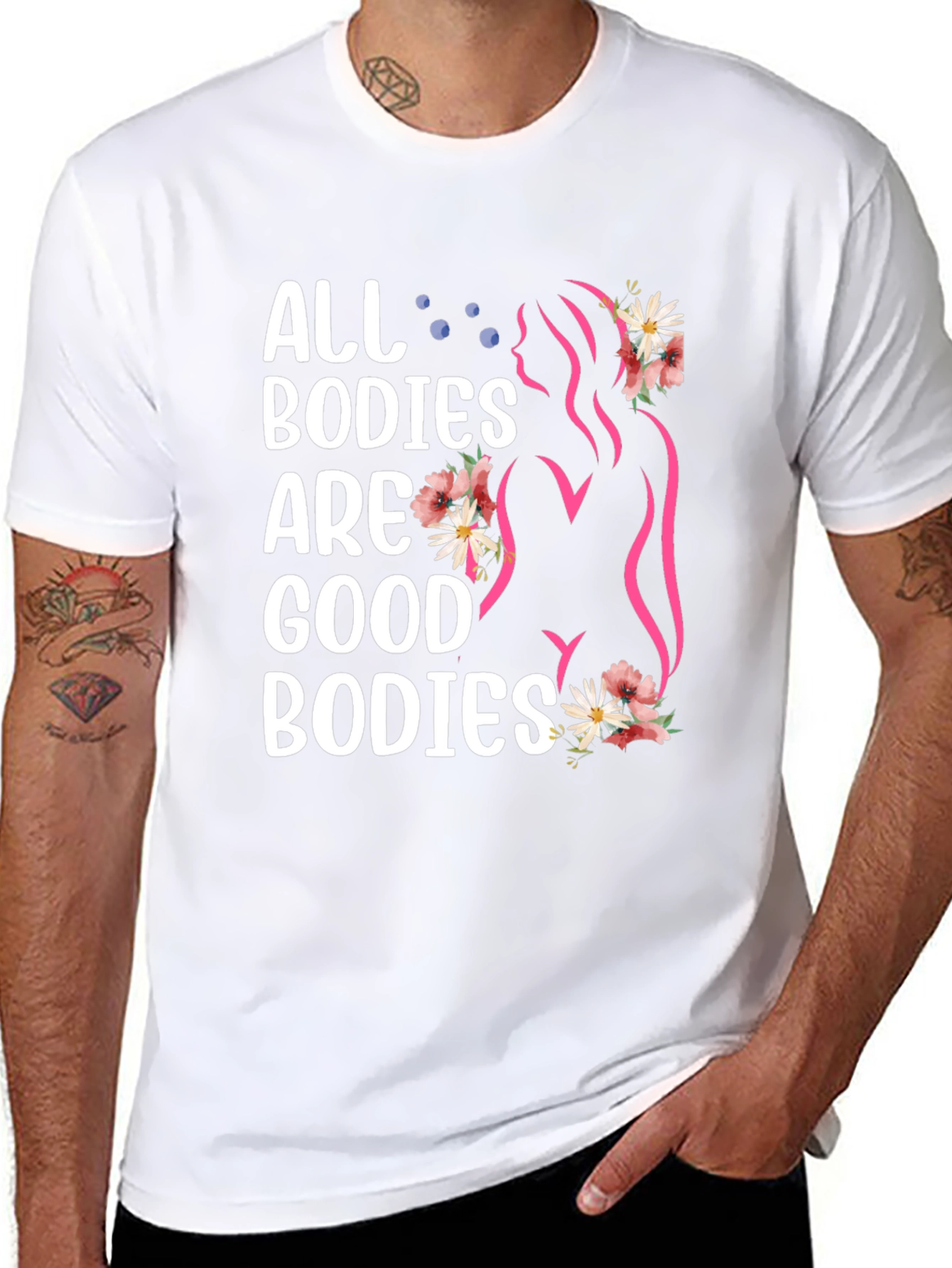All Bodies Are Good Bodies Graphic Tee