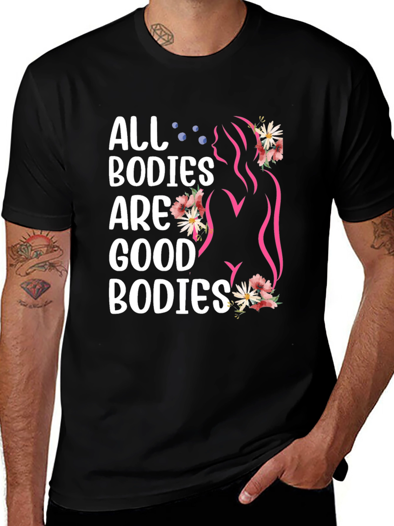 All Bodies Are Good Bodies Graphic Tee