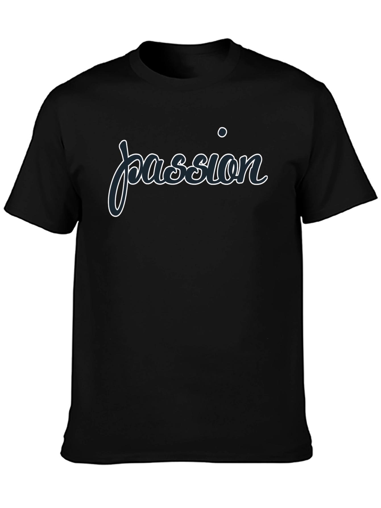 Passion Graphic T-Shirt - Stylish Crew Neck Tee