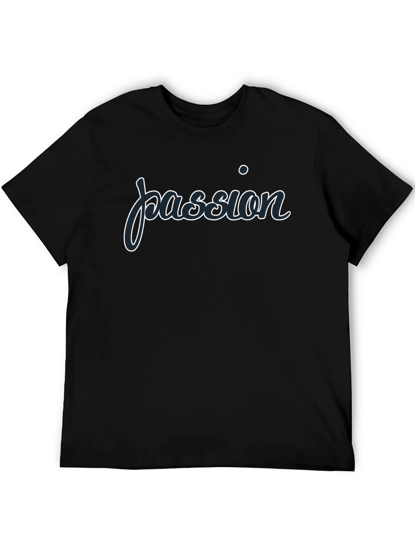 Passion Graphic T-Shirt - Stylish Crew Neck Tee