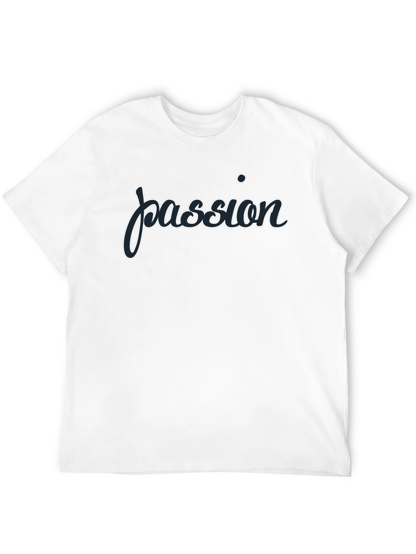 Passion Graphic T-Shirt - Stylish Crew Neck Tee