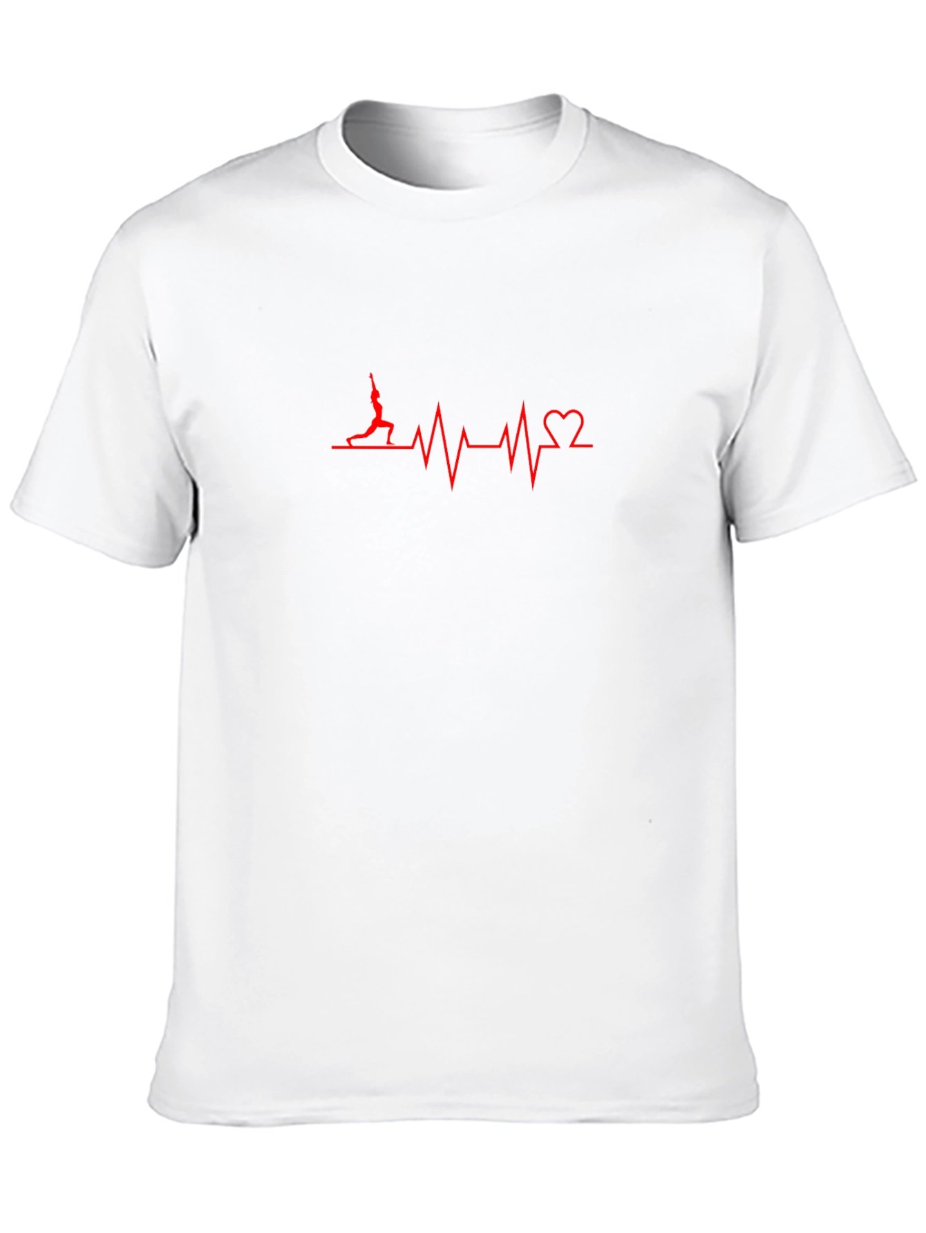 Yoga Heartbeat Tee - Mens Graphic T-Shirt