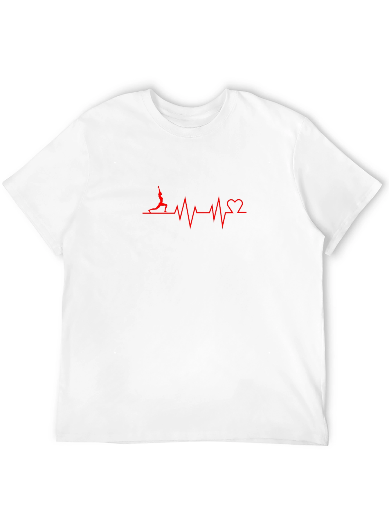 Yoga Heartbeat Tee - Mens Graphic T-Shirt