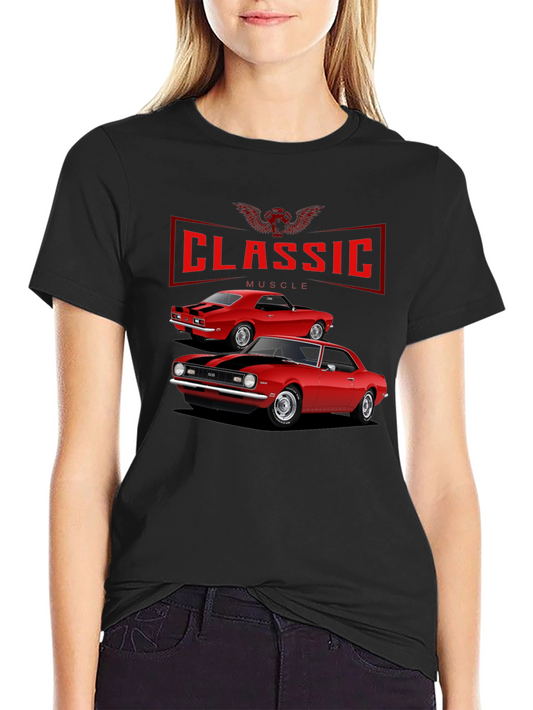 Classic Muscle Car Graphic T-Shirt