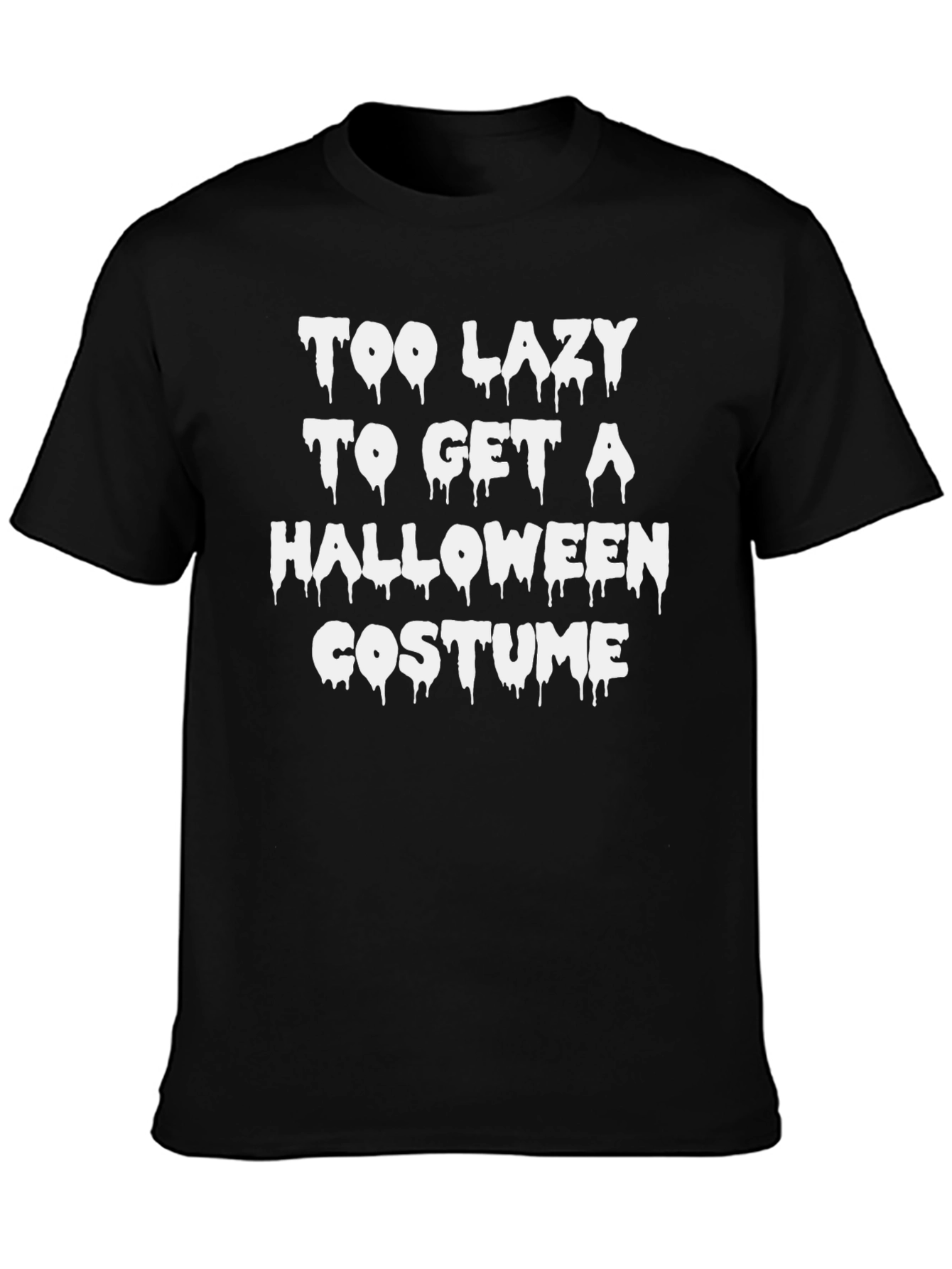 Too Lazy Halloween Costume T-Shirt - Funny & Easy!