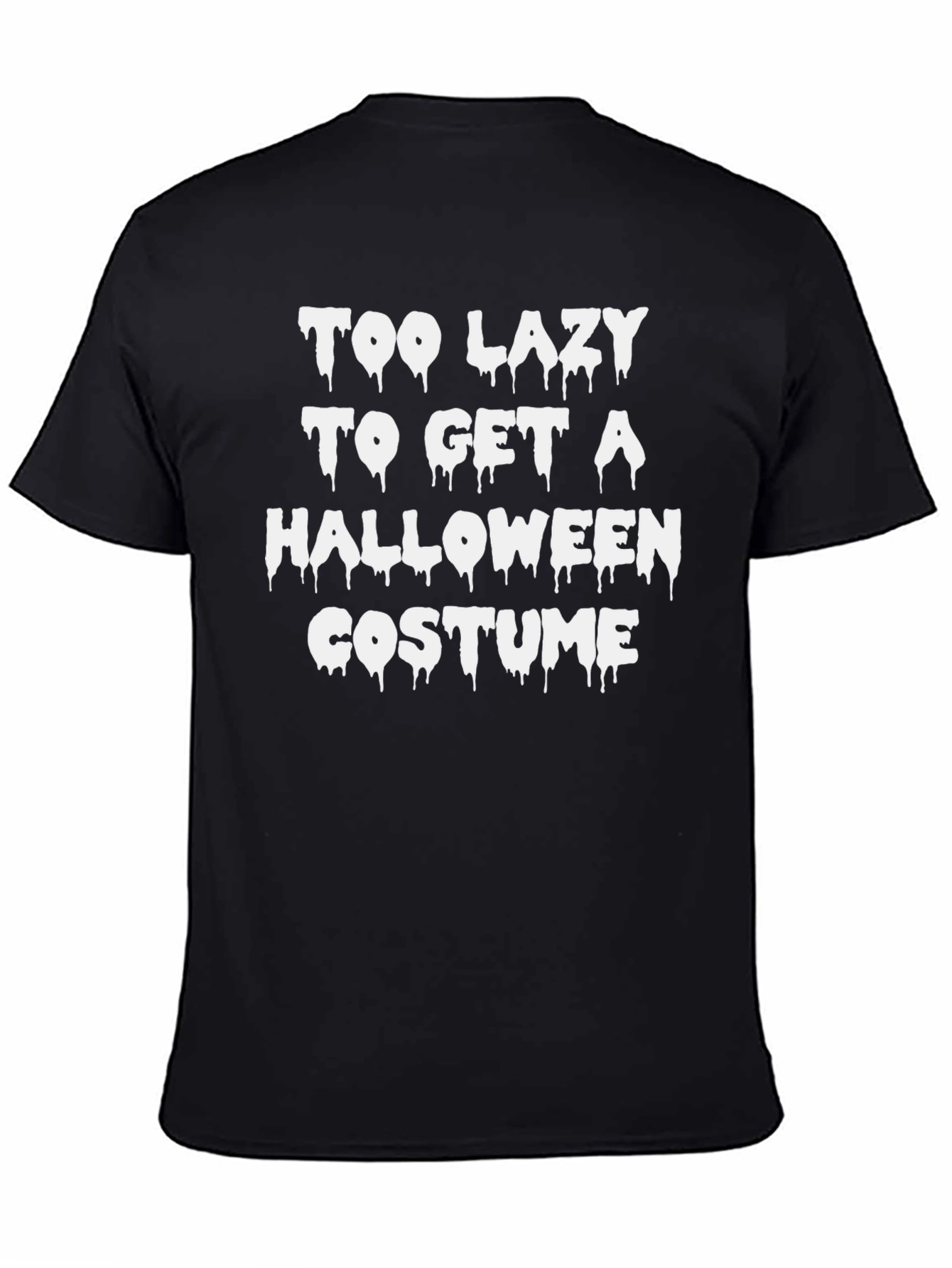 Too Lazy Halloween Costume T-Shirt - Funny & Easy!