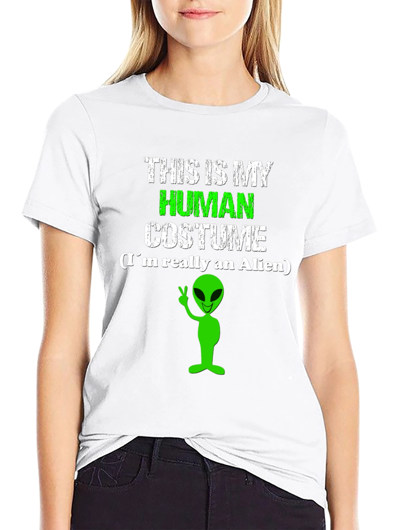 Human Costume Alien T-Shirt