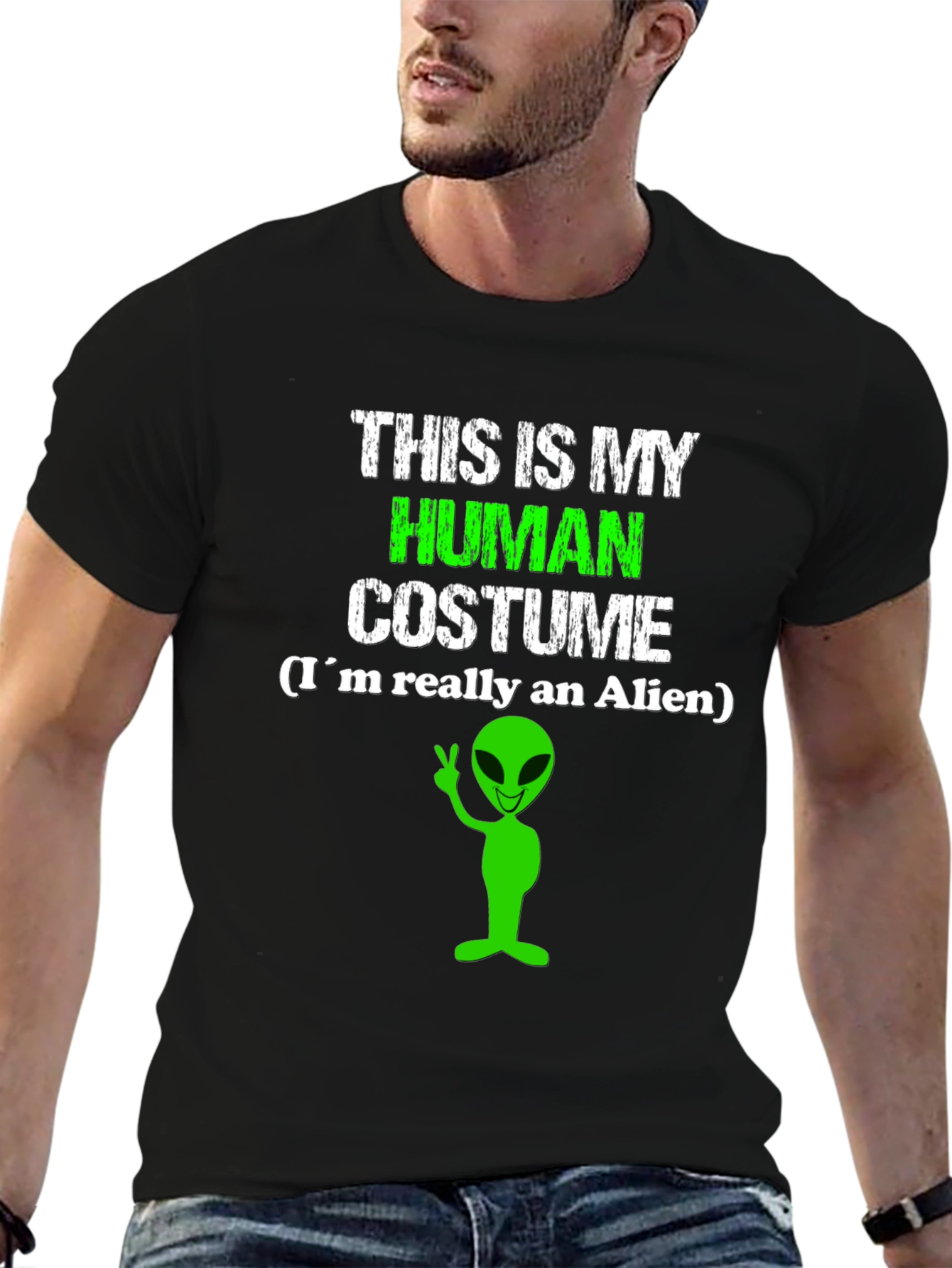 Human Costume Alien T-Shirt