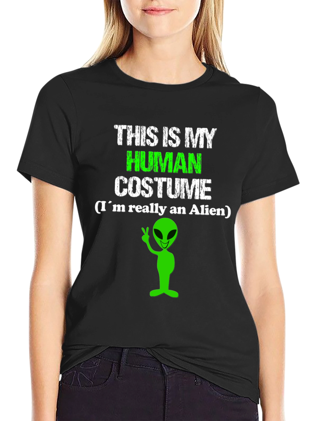 Human Costume Alien T-Shirt