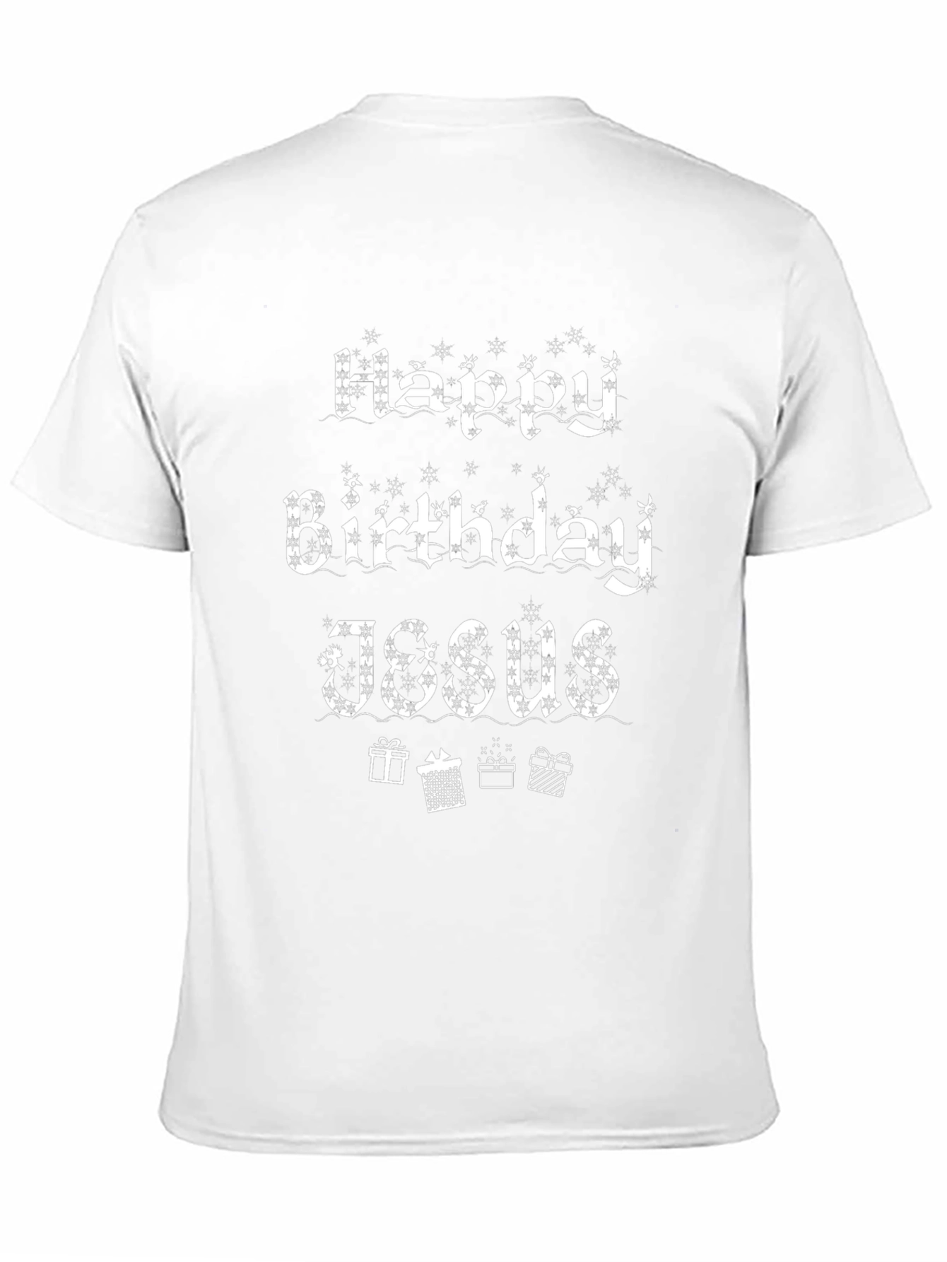 Happy Birthday Jesus Black T-Shirt