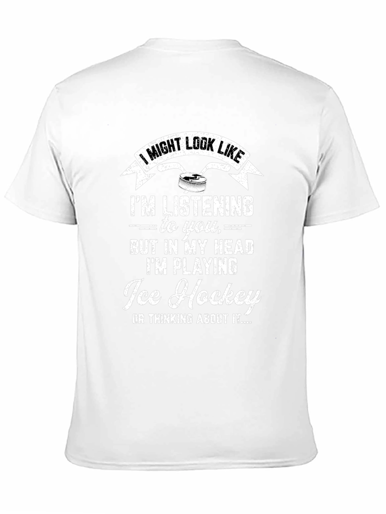Ice Hockey Player T-Shirt - Funny Novelty Tee