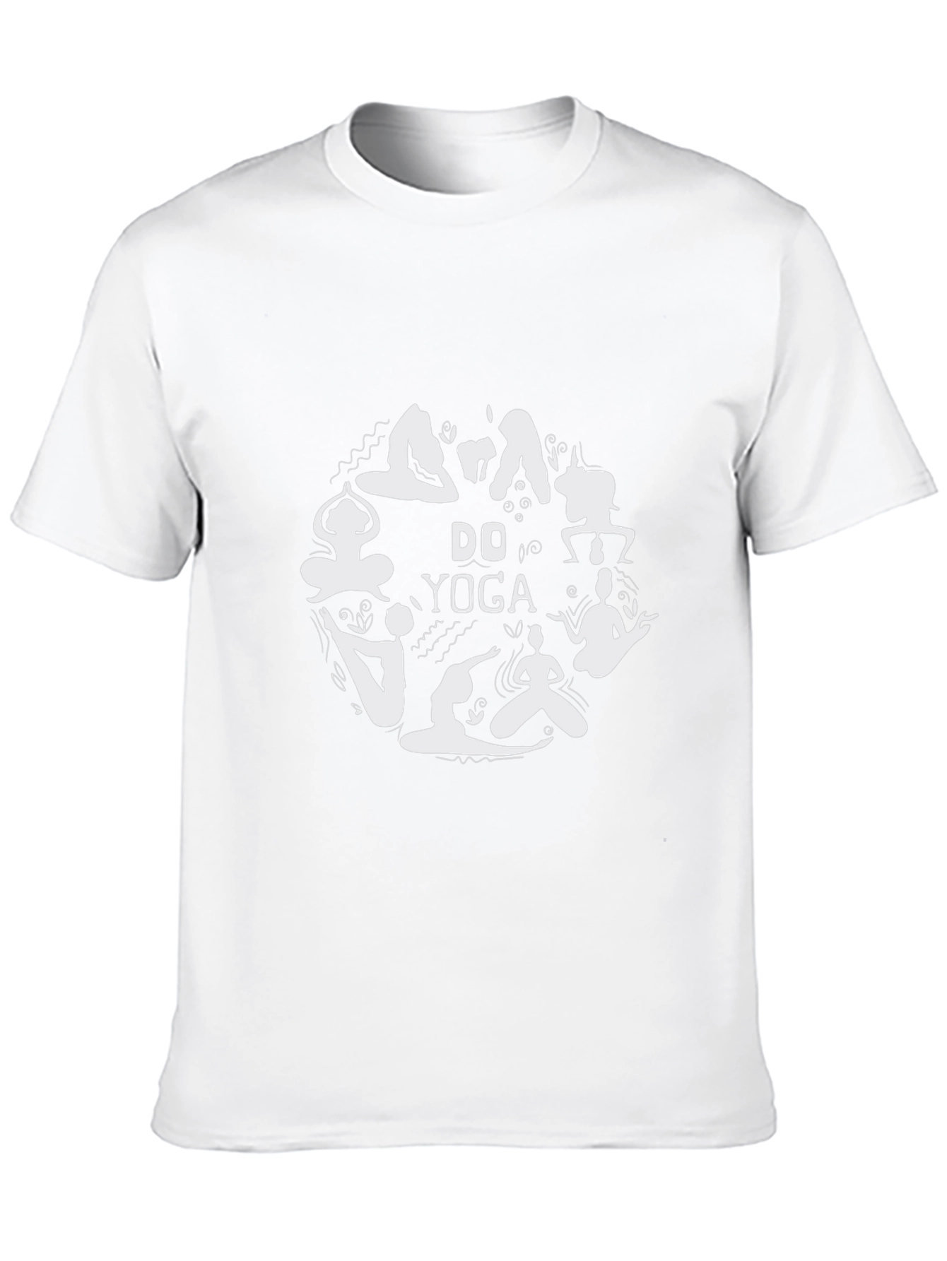Do Yoga Black Graphic Tee - Mens Crew Neck