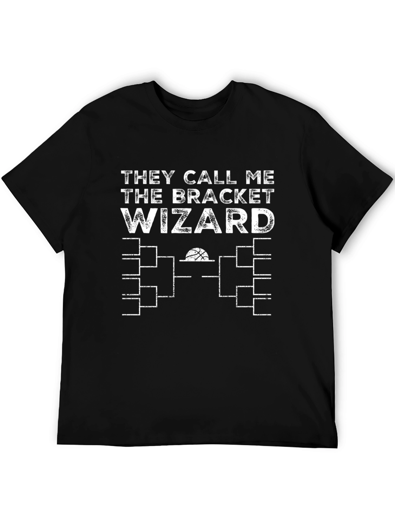 Bracket Wizard Basketball Fan T-Shirt