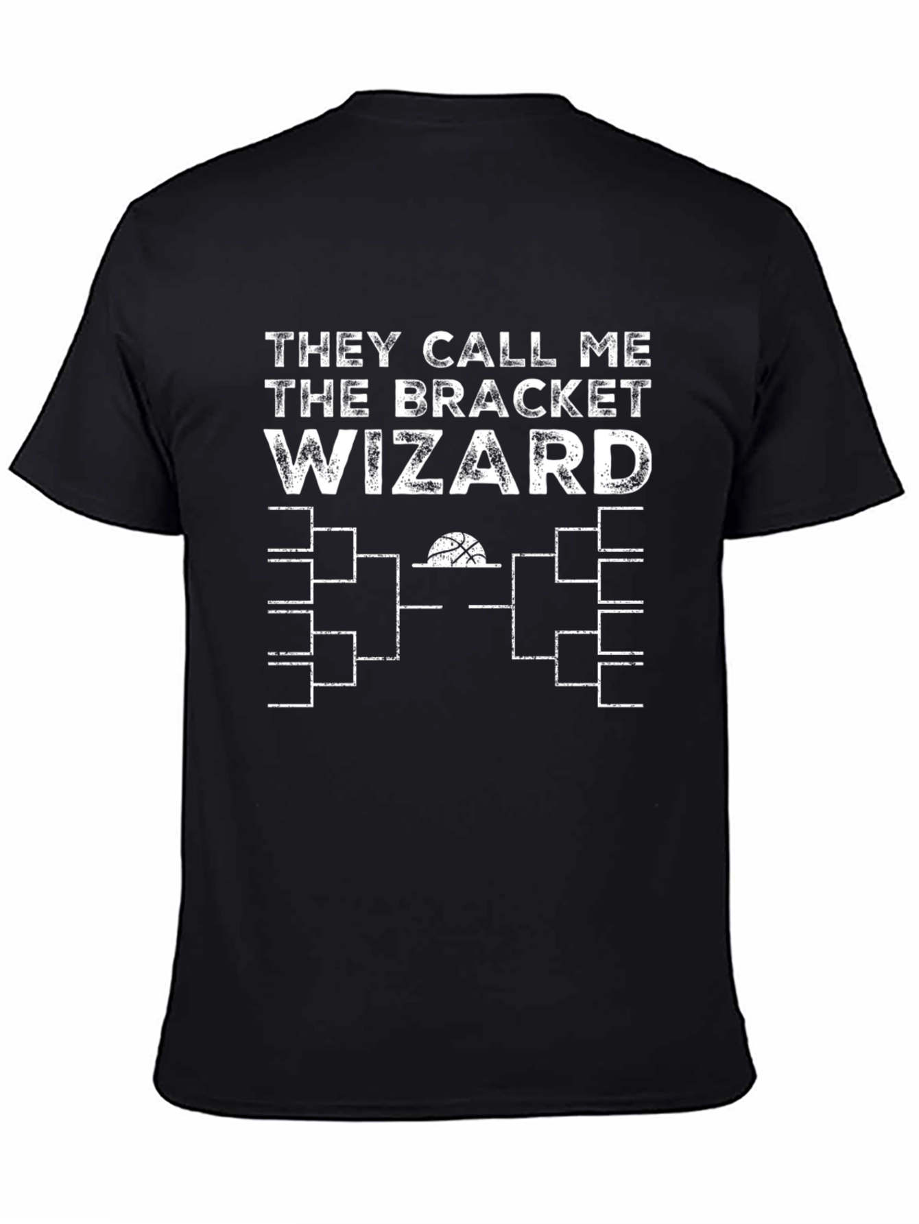 Bracket Wizard Basketball Fan T-Shirt
