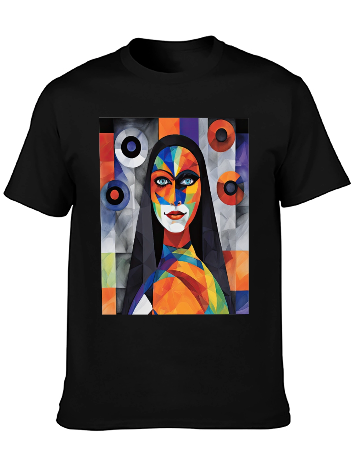 Abstract Art Graphic Tee - Modern Style