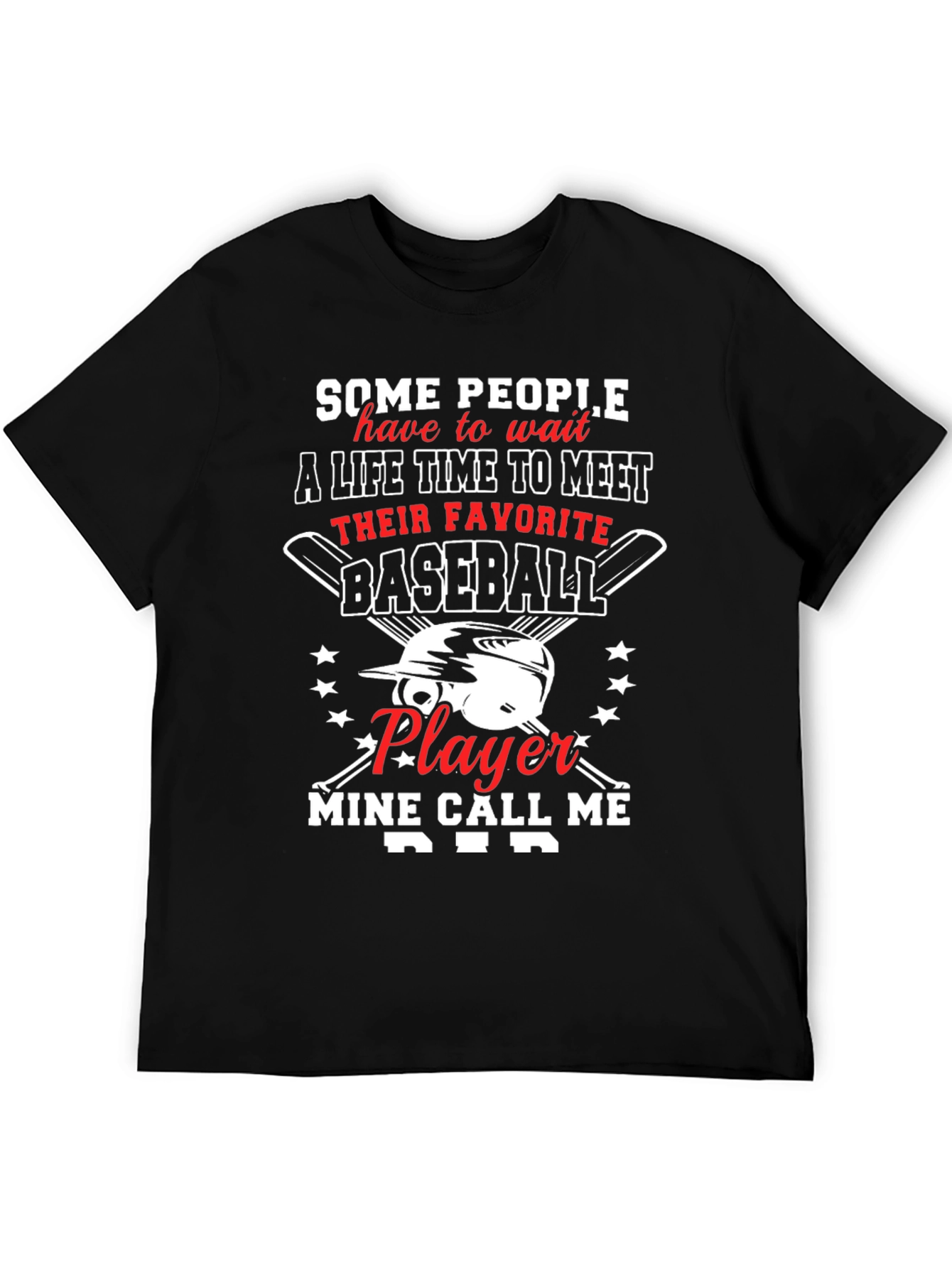 Baseball Dad T-Shirt - Favorite Player Gift