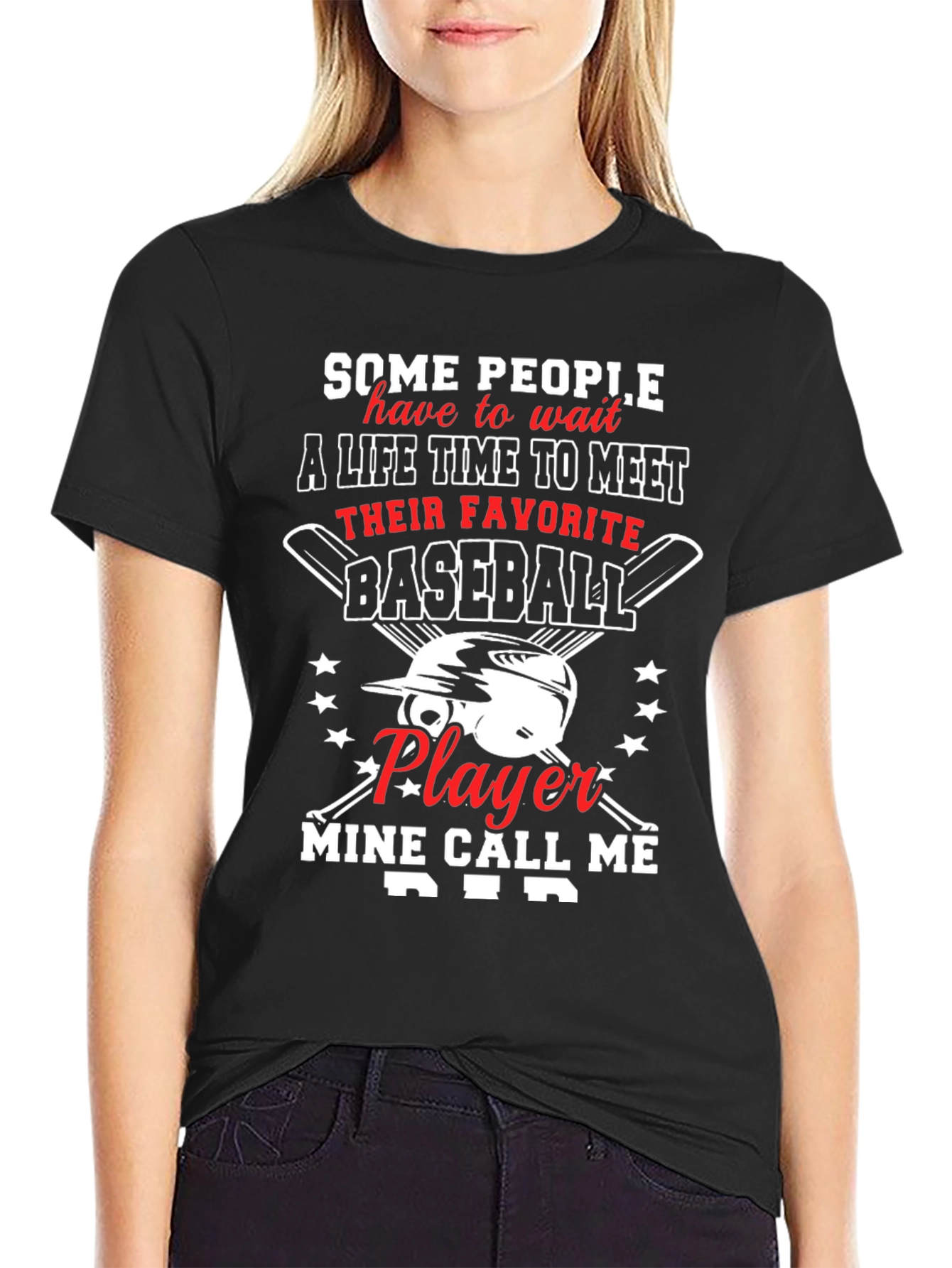 Baseball Dad T-Shirt - Favorite Player Gift