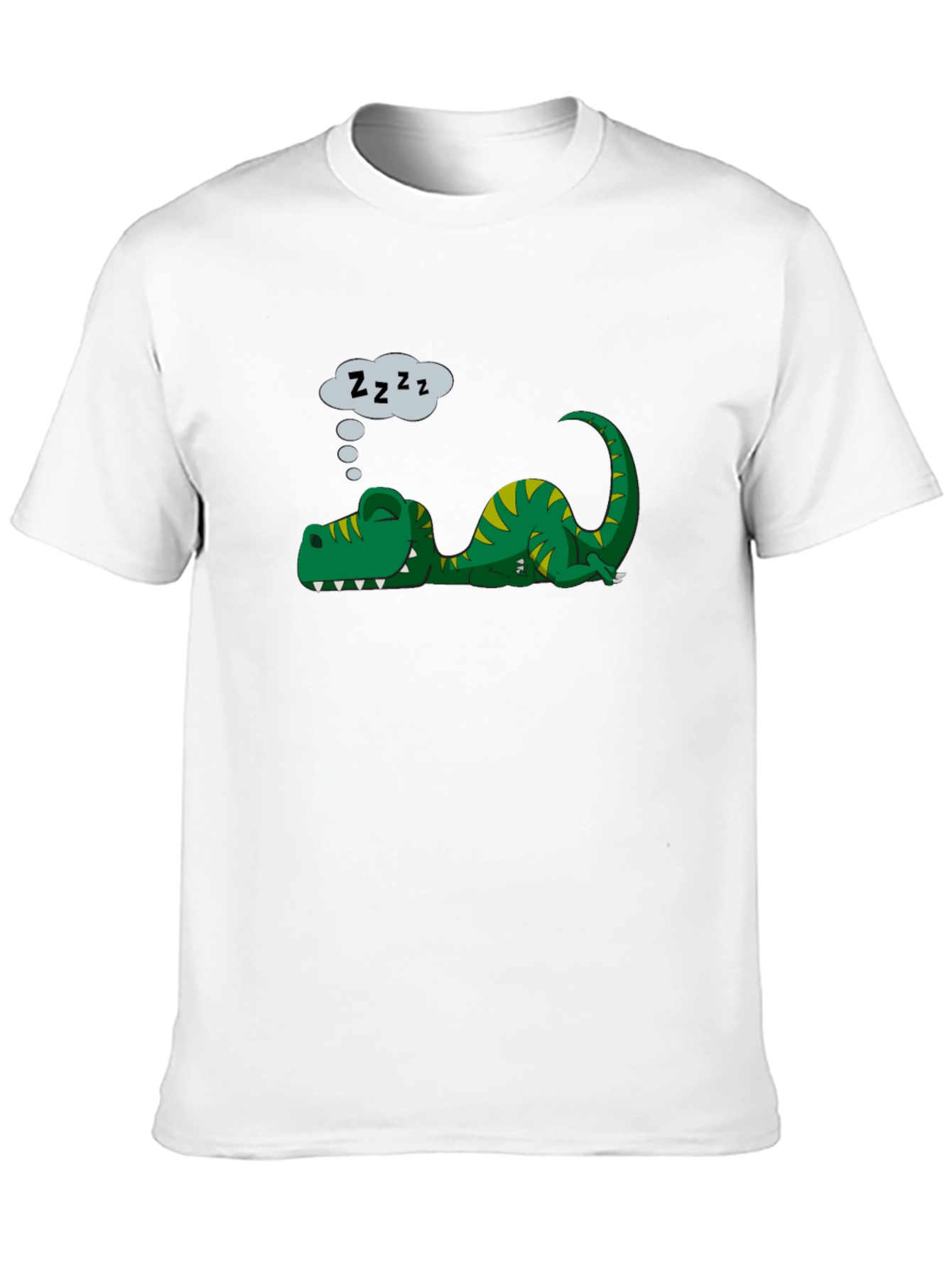 Sleeping Dinosaur T-Shirt - Funny Dino Tee