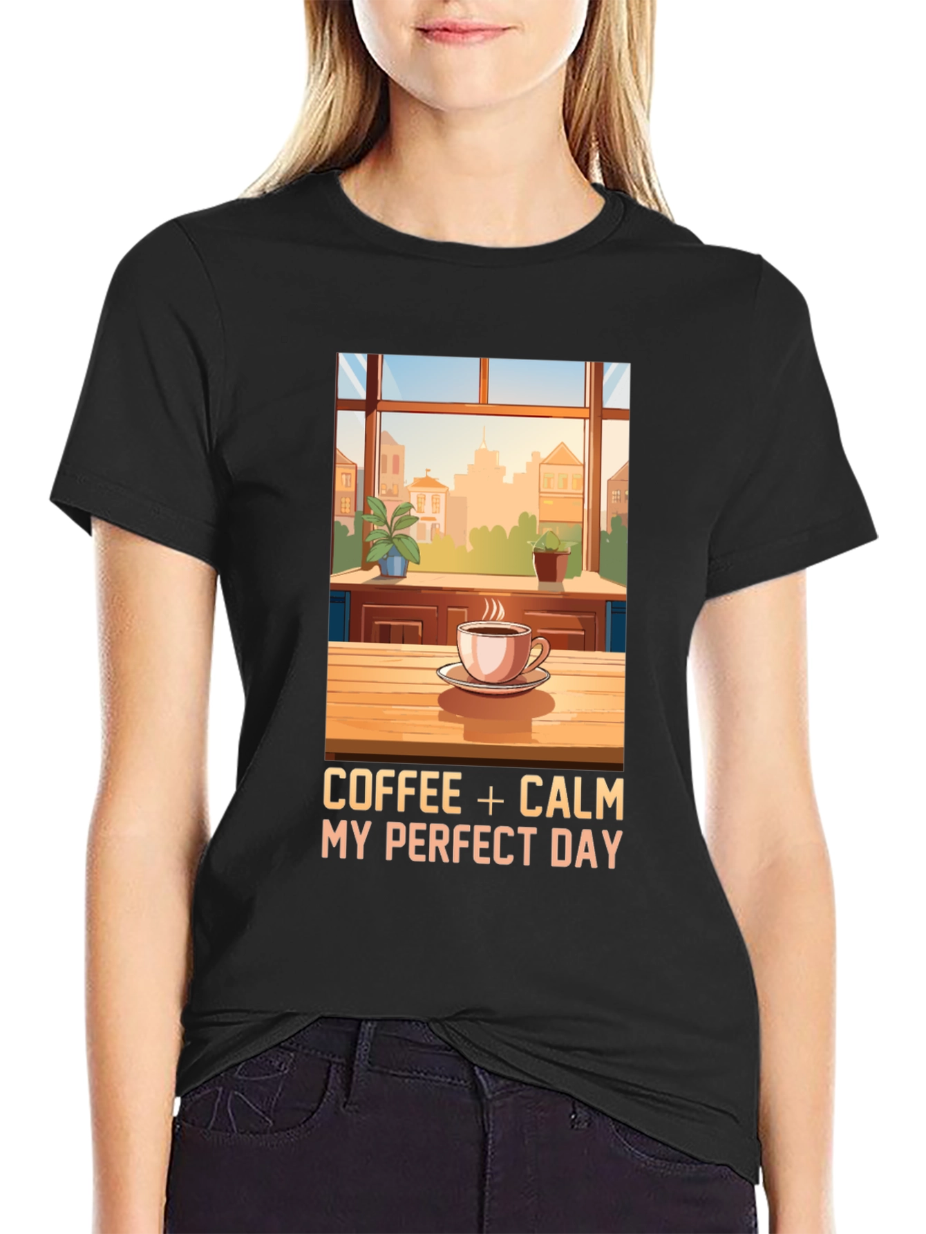 Coffee + Calm My Perfect Day T-Shirt