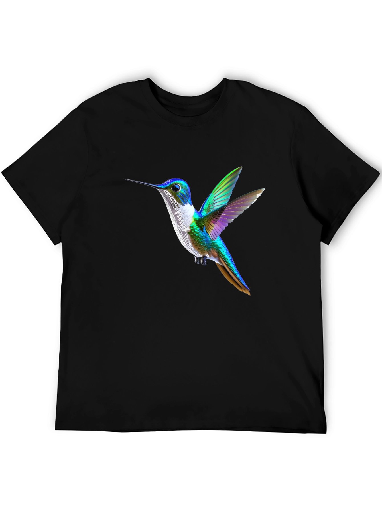 Hummingbird Graphic Tee - Black