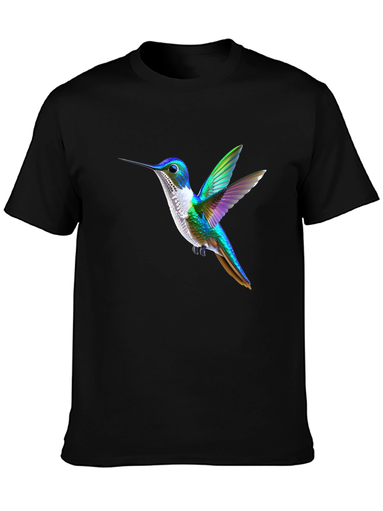 Hummingbird Graphic Tee - Black