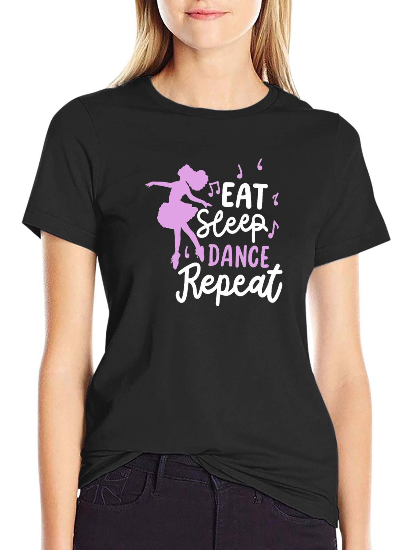 Eat Sleep Dance Repeat Graphic Tee