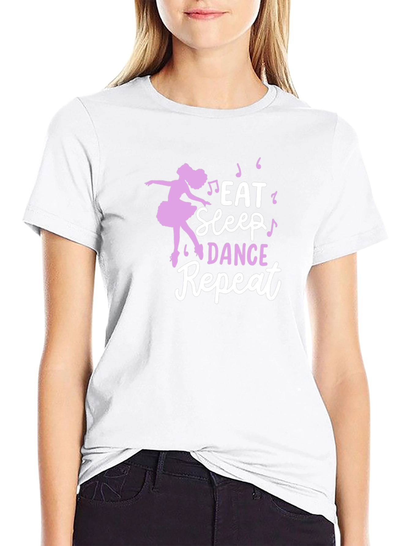 Eat Sleep Dance Repeat Graphic Tee
