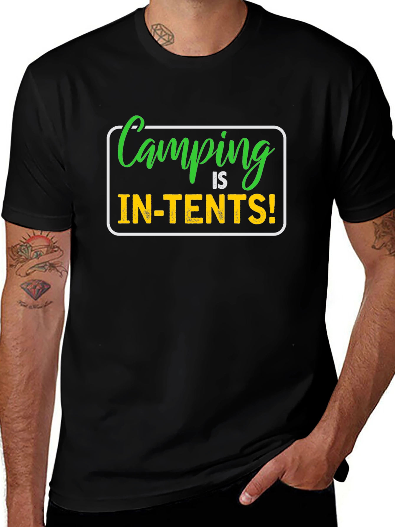 Camping Is In-Tents! Graphic T-Shirt