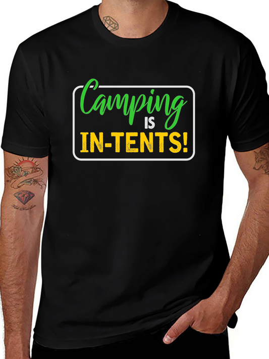 Camping Is In-Tents! Graphic T-Shirt