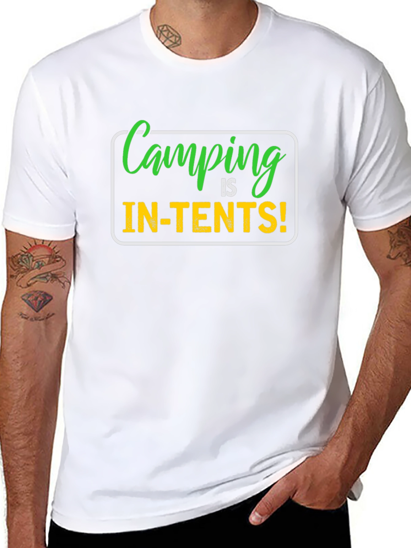 Camping Is In-Tents! Graphic T-Shirt