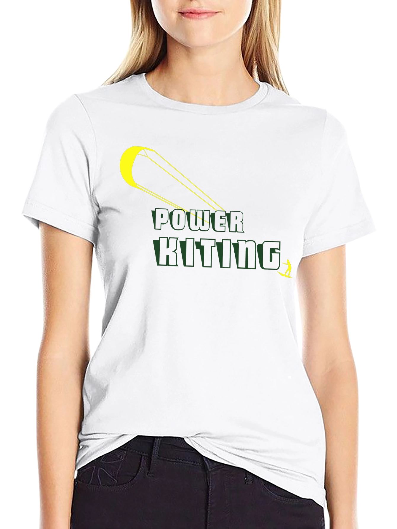 Power Kiting Graphic Tee - Black T-Shirt