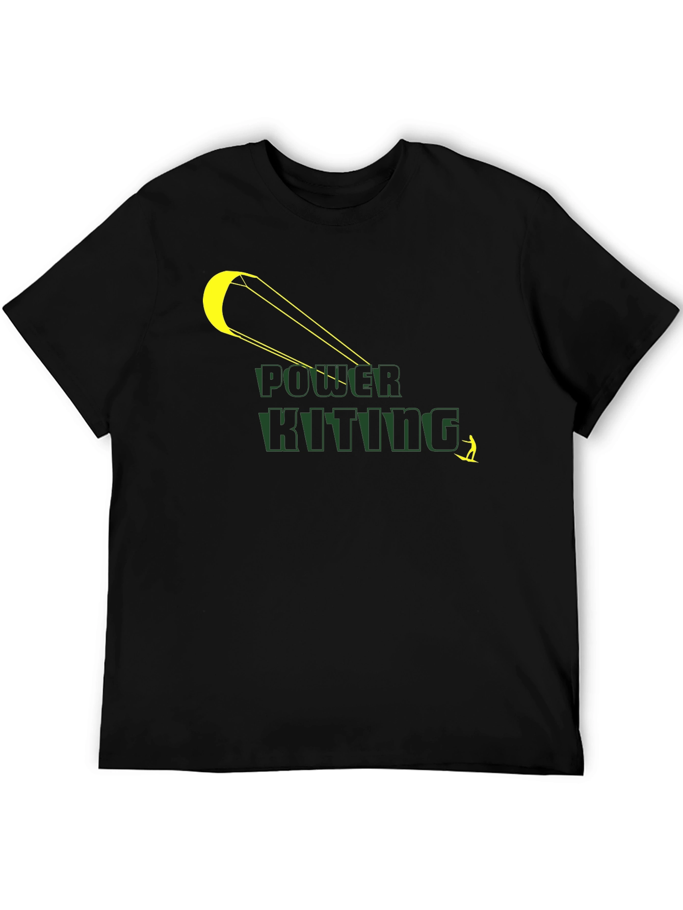 Power Kiting Graphic Tee - Black T-Shirt
