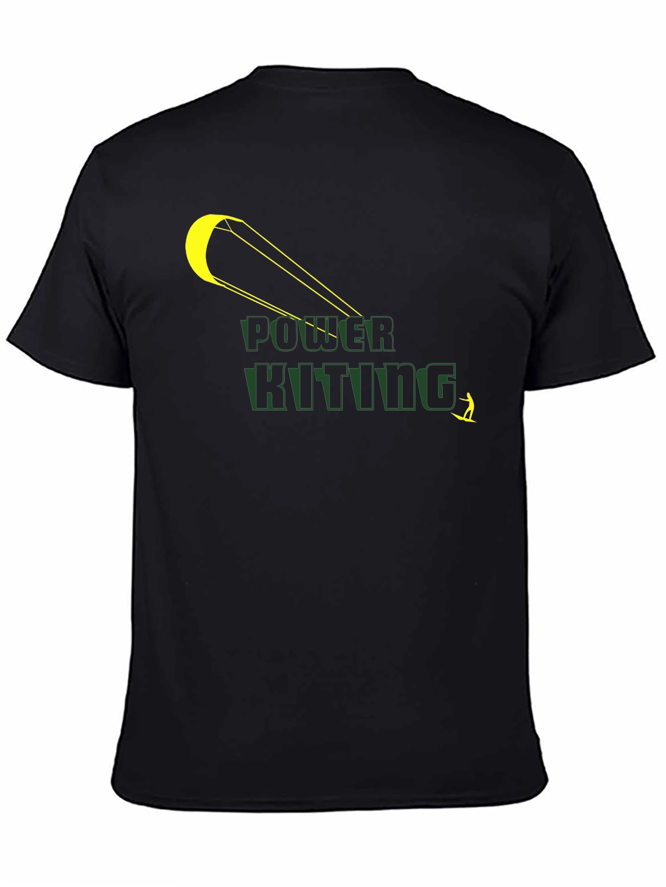 Power Kiting Graphic Tee - Black T-Shirt