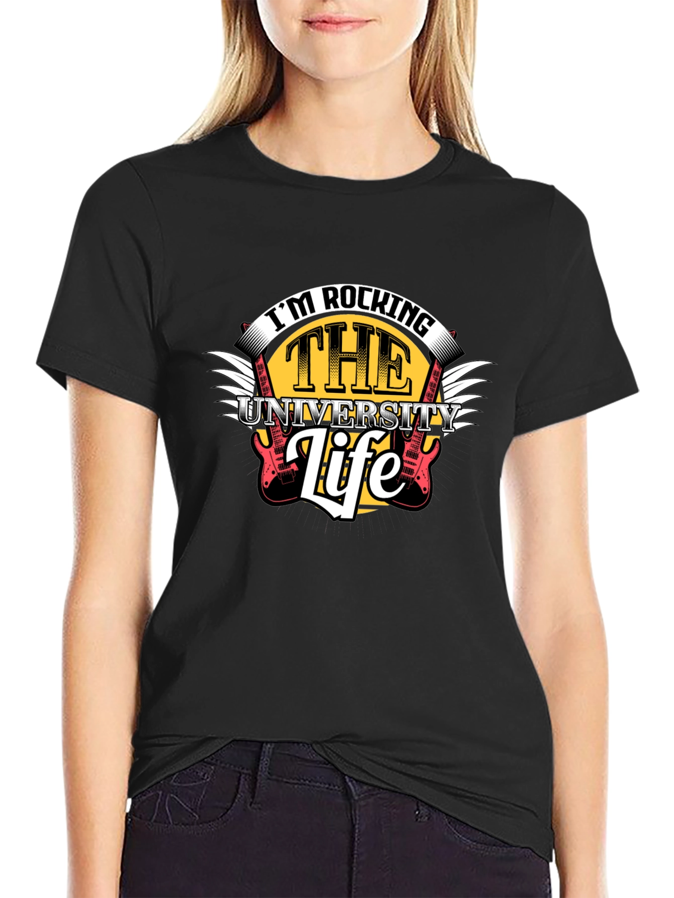 Rocking the University Life Graphic Tee